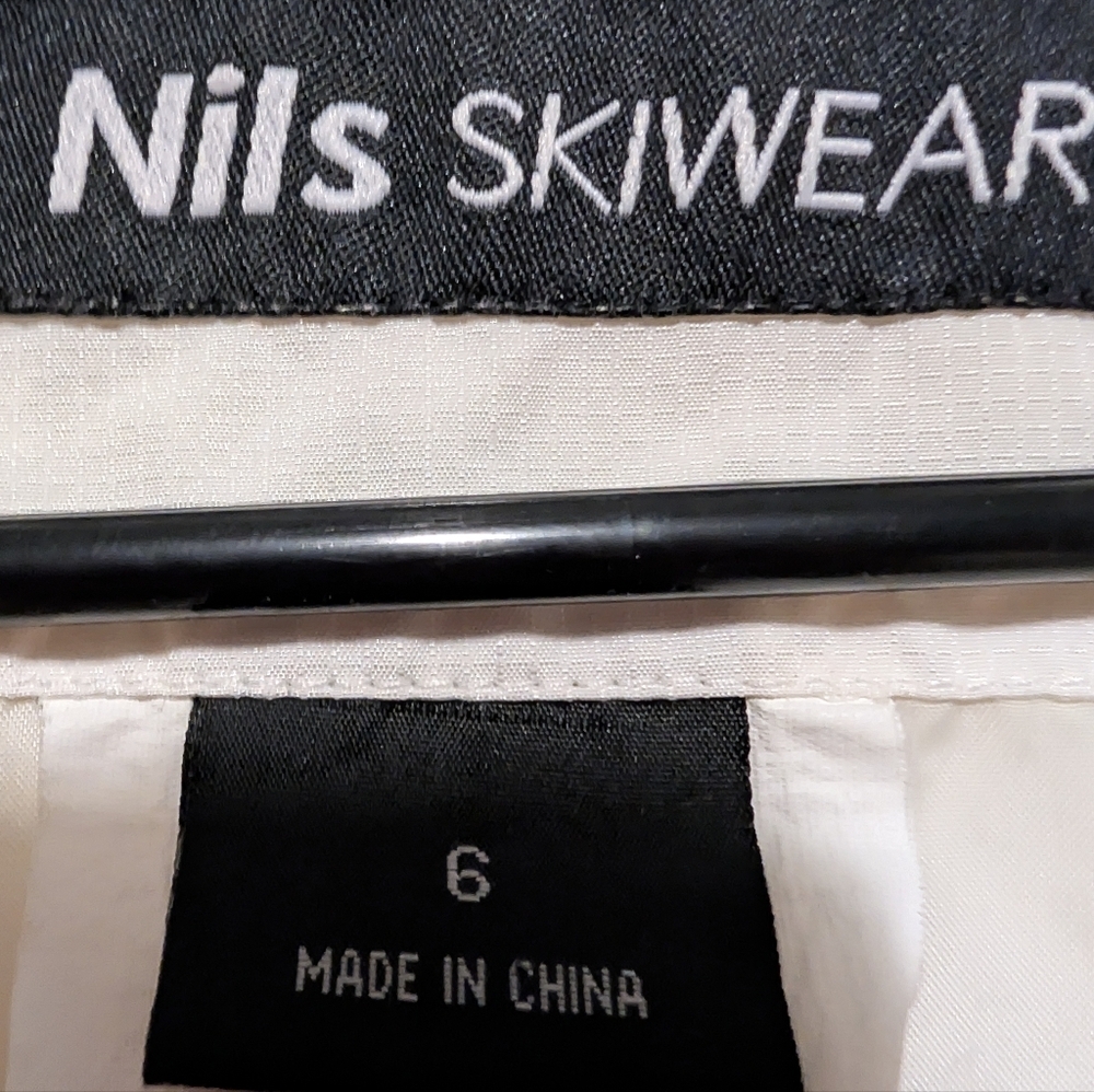 Nils Skiwear Ivory Hooded Anorak Jacket Size 6 Lightweight Windbreaker Casual - Picture 3 of 14